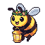 Bumblelamp, pixel art