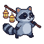 Glowcoon, pixel art
