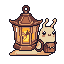 Lampsnail, pixel art