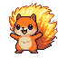 Rocketrel, pixel art
